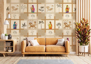 Ancient Indian Pattern Wallpaper