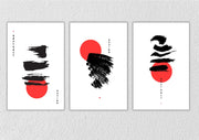 Abstract Design Art, Set Of 3