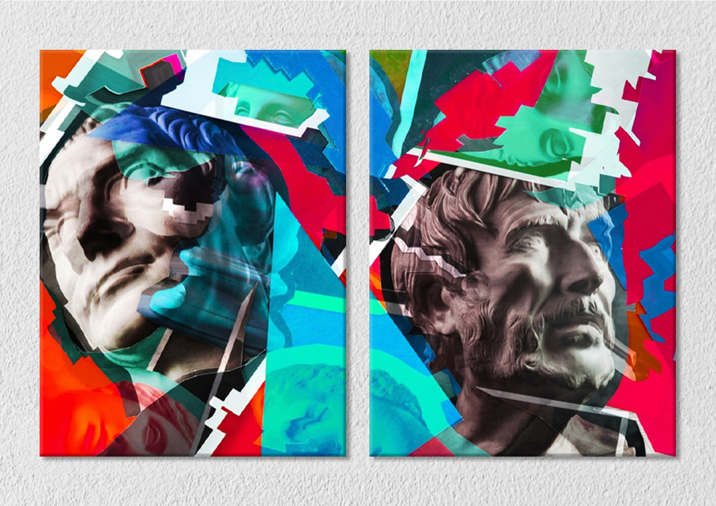 Poster Aesthetic Statue Art, Set Of 2
