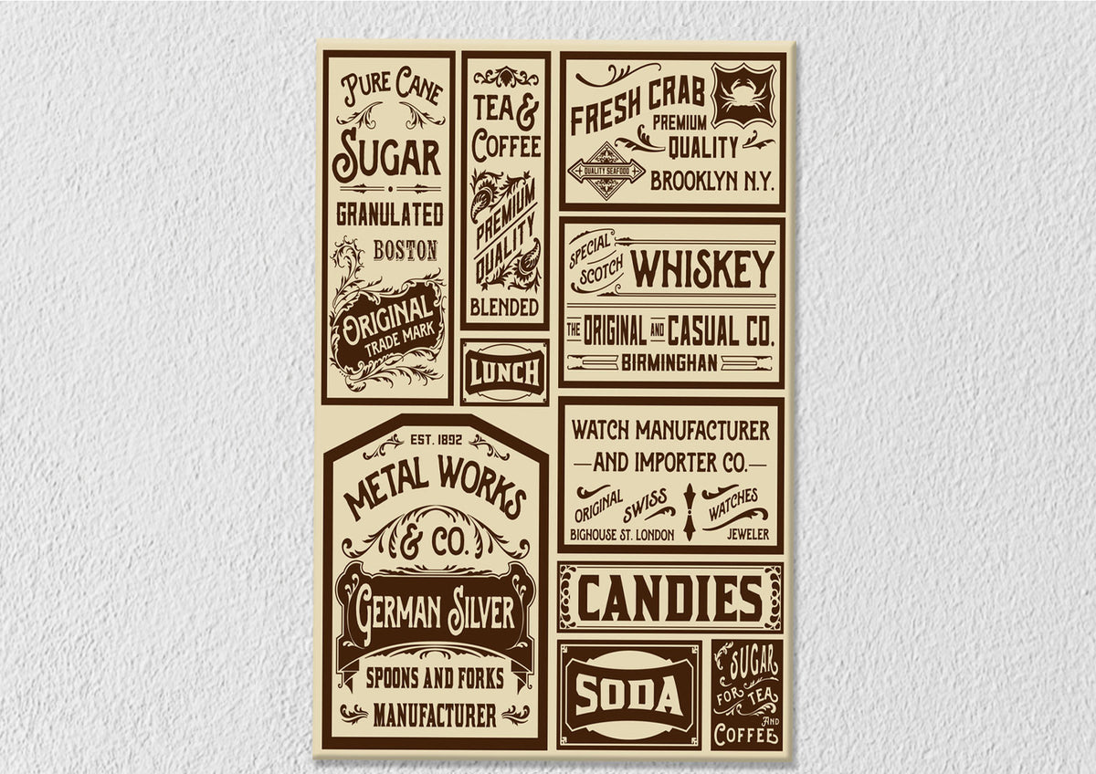 Vintage Newspaper Art