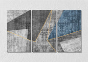 Geometric Rustic Art, Set Of 3
