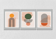 Pink Boho Art Print, Set Of 3