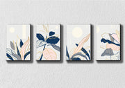 Leaf Line Art, Set Of 4