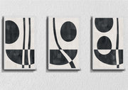 Black And White, Set Of  3