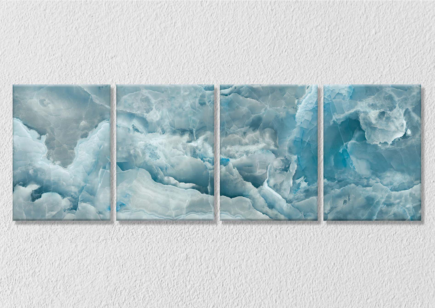 Blue Rustic Wall Art, Set Of 4