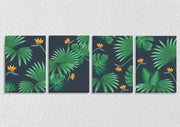 Flora And Leaf Garden Wall Art, Set Of 4