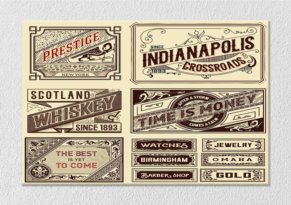 Vintage Newspaper Art