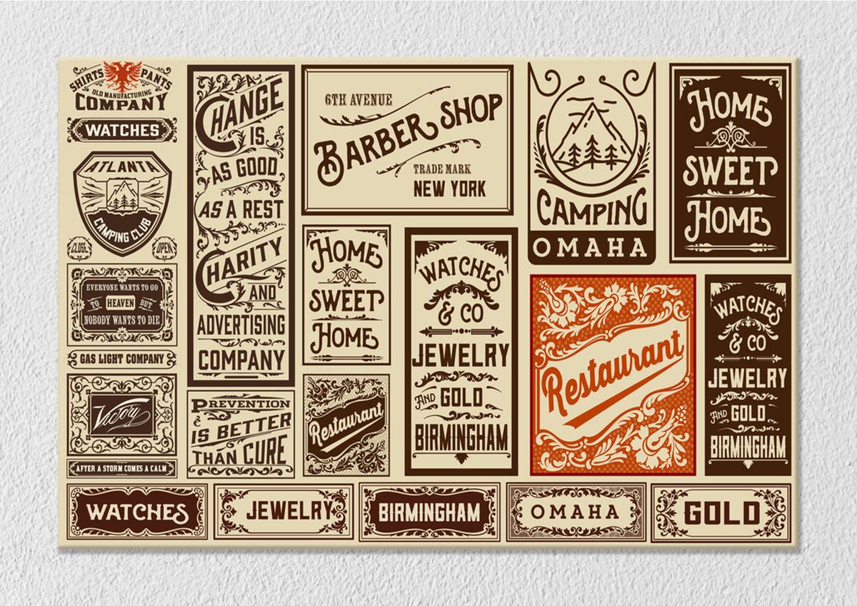 Vintage Newspaper Art
