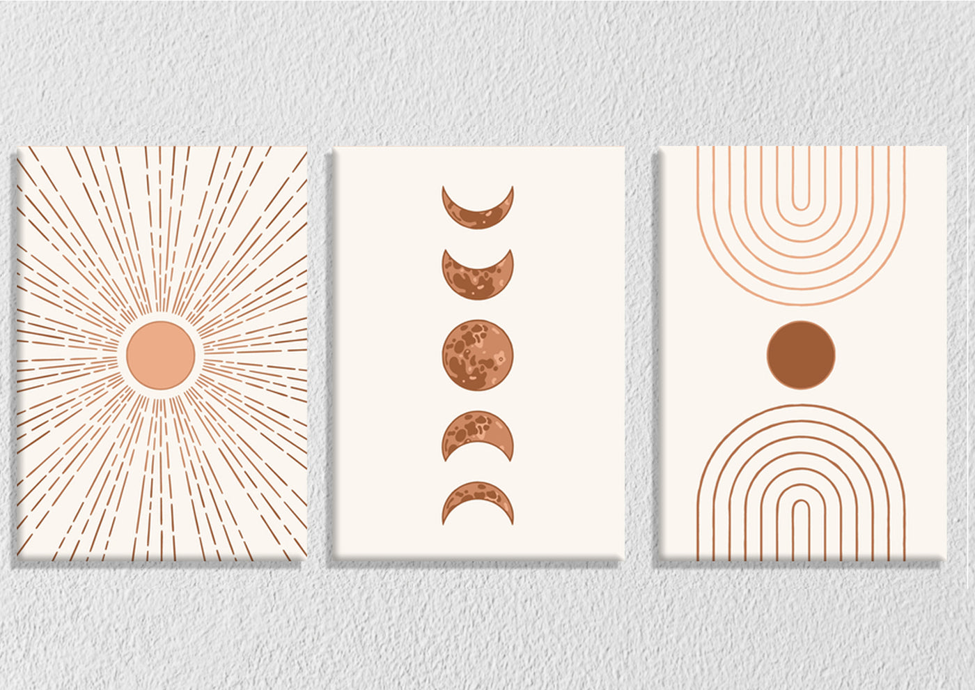Scandinavian Line Art, Set Of 3
