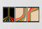 Multicolour Lines Art, Set Of 3