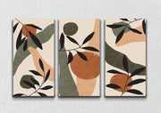 Dark Aesthetic Leaf, Set Of 3