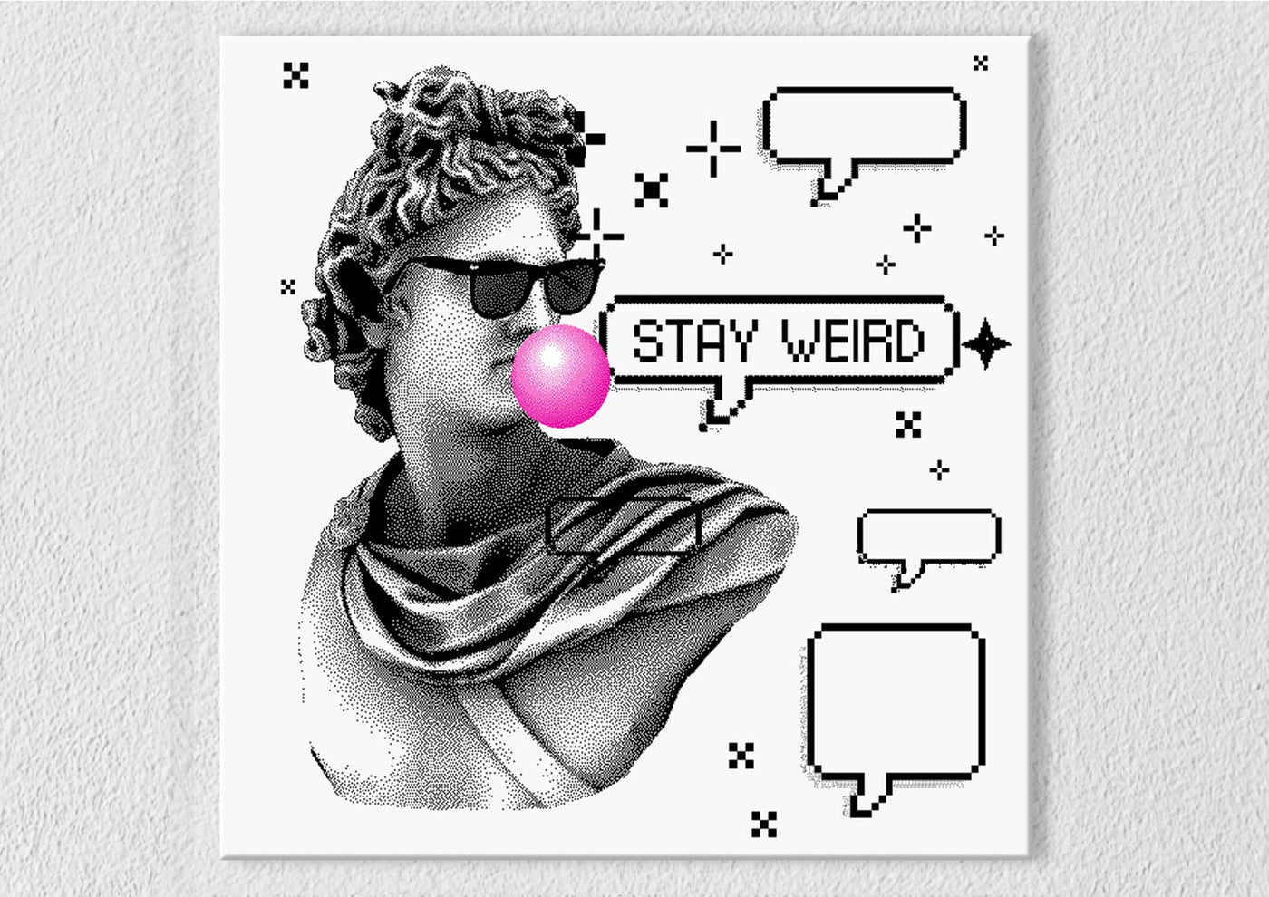 Stay Weird Sculpture Art