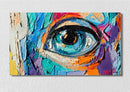 Acrylic Colourful Eye Poster