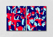 Modern Mob Art, Set Of 2