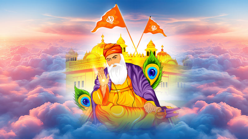 Attract Blessings Guru Nanak Wallpaper