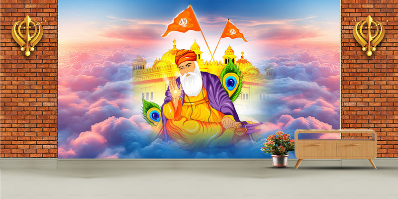 Attract Blessings Guru Nanak Wallpaper