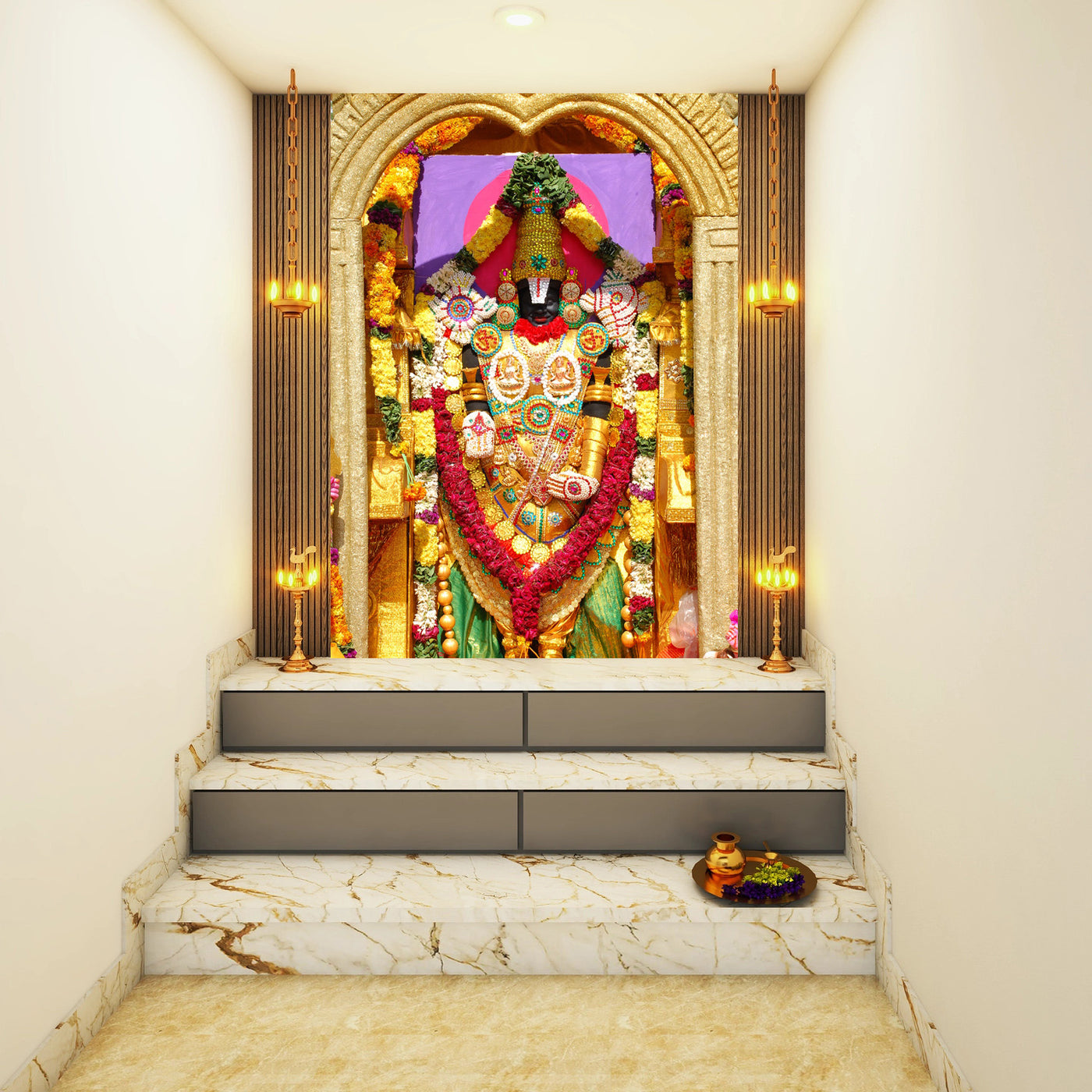 Eternal Blessings Tirupati Balaji Wallpaper