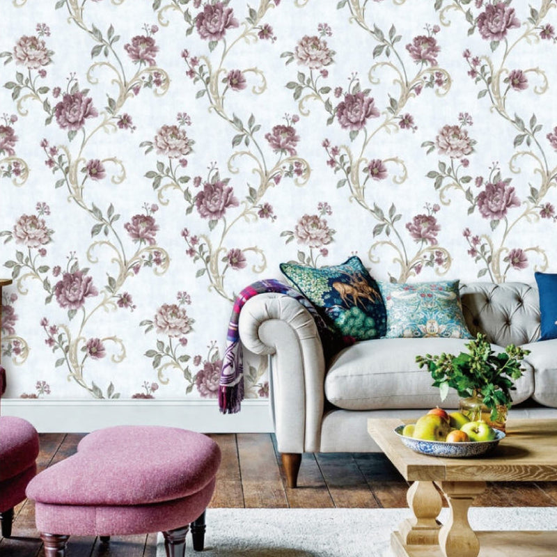 Stellar Fancy Floral & Botanical Wallpaper