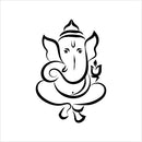Stensil Ganesh Sticker
