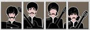 Beatles Members Wall Art, Set Of 4
