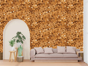 Natural _ Wooden Log Wallpaper