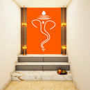 Art Of Ganesh Painting Self Adhesive Sticker Poster