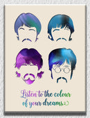 Faces Beatles Wall Art