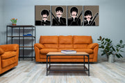 Beatles Members Wall Art, Set Of 4