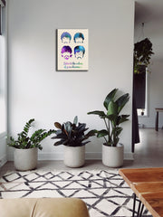 Faces Beatles Wall Art