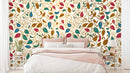 Colourful Leaves Pattern Wallpaper