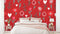 Red Floral Heart Simple Wallpaper