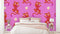 Pink Orange Tiger Pattern Wallpaper