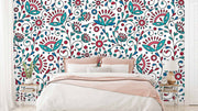 Modern Print Minimalist Floral Wallpaper