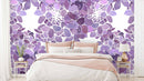 Lilac Floral Wallpaper