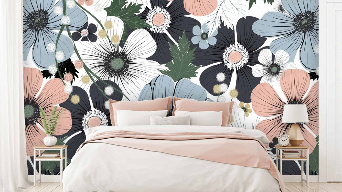 Random Flower Seemless Wallpaper