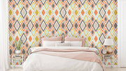 3D Diamond Indian Pattern Wallpaper