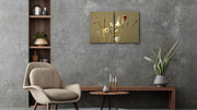 Bloom Floral Canvas Art, Set Of 2