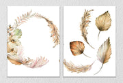 Golden Canvas Art, Set Of 2