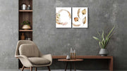 Golden Canvas Art, Set Of 2