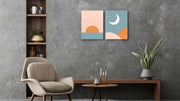 Sun Moon, Set Of 2
