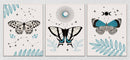 Butterfly Canvas Art, Set Of 3