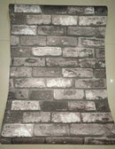 Brick Stone 3D Grey Wallpaper Roll