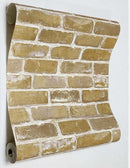 Brick Stone 3D Brown Wallpaper Roll