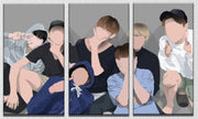 BTS Group Wall Art, Set Of 3