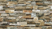 Natural _ Concrete Brick Wallpaper
