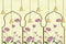 Beautiful Lotus Pattern Pooja Room Wallpaper