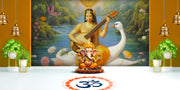 Blessed Essence Saraswati Wallpaper