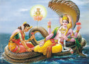 Blessed Unity Vishnu Ji And Lakshmi Ji Wallpaper