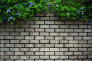 Blooming Garden Brick Wallpaper