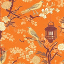 Blossoms & Birds chinoiserie  wallpaper